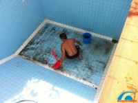 Bảo Dưỡng Hồ Bơi gia đình, Vệ Sinh hút đáy bể bơi, kiểm tra và châm hóa chất
